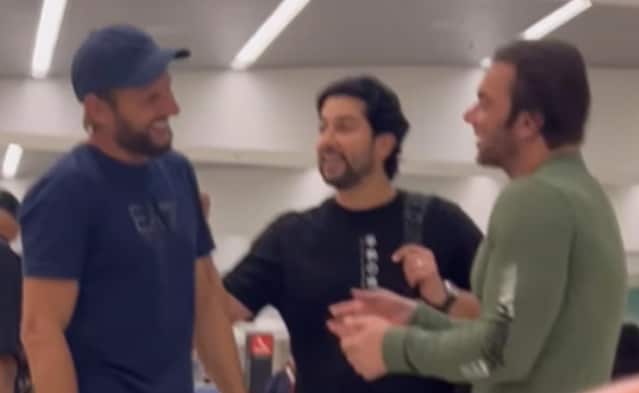 India vs Pakistan: Shahid Afridi’s Meeting With Bollywood Stars Goes Viral Ahead Of Asia Cup 2023. Watch