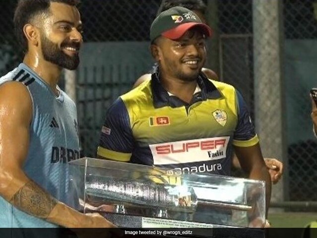 Virat Kohli Shares His Experience With Local Players In Colombo, Receives Special Memorabilia From Budding Cricketers. Watch
