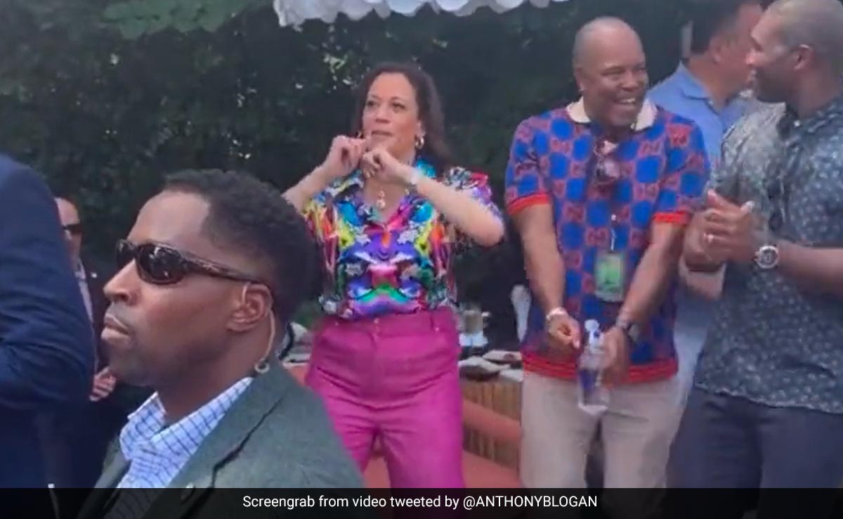 Kamala Harris Dances To Hip-Hop At White House Party, Internet Reacts