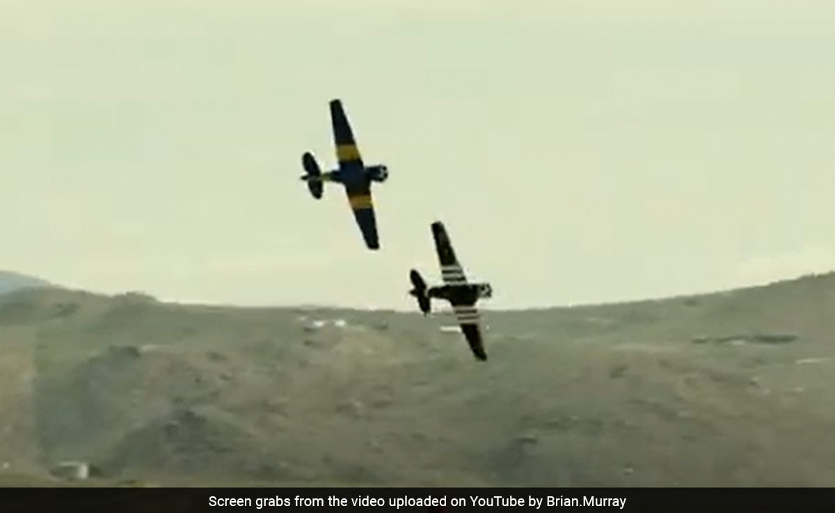 2 Pilots Killed After Their Planes Collide During Air Race In US’ Nevada