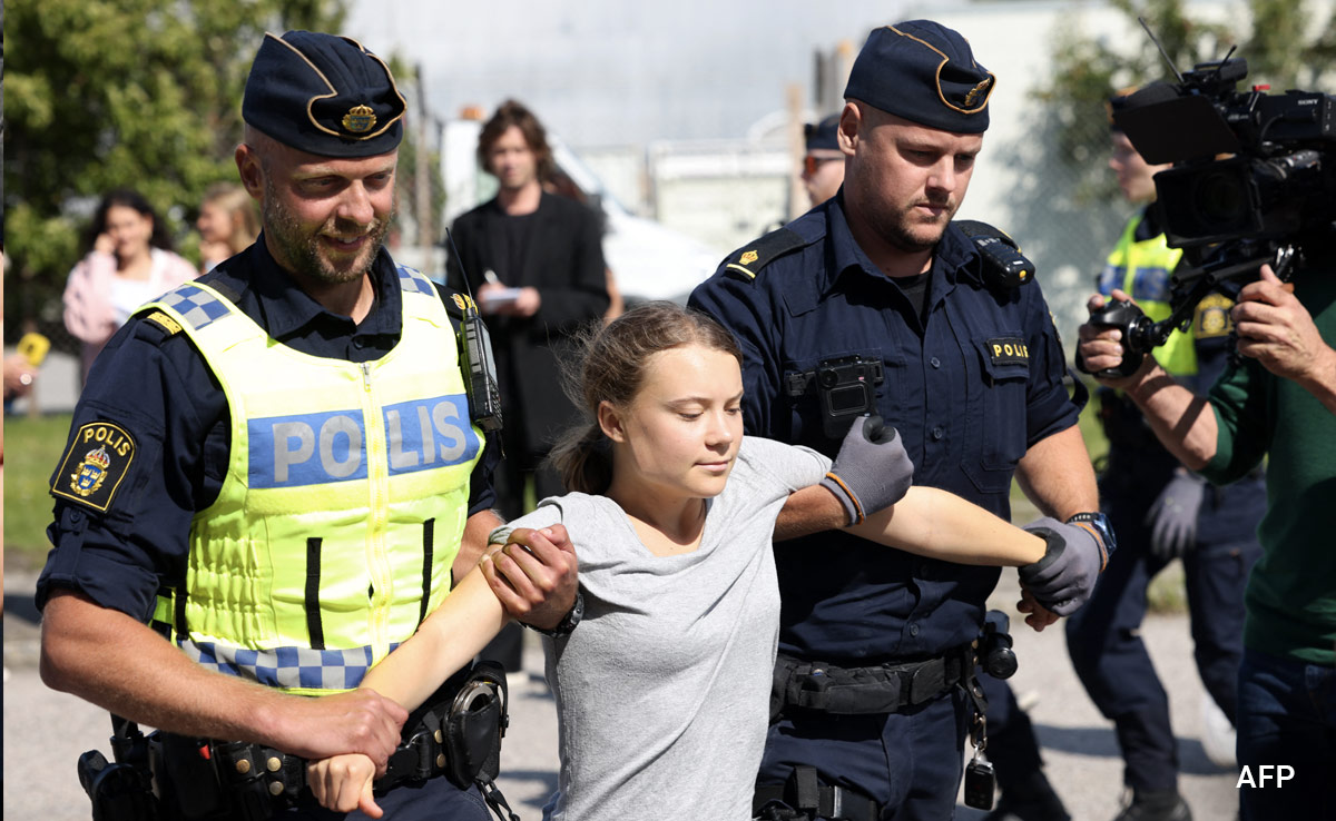 Greta Thunberg Charged For Disobeying Police Order