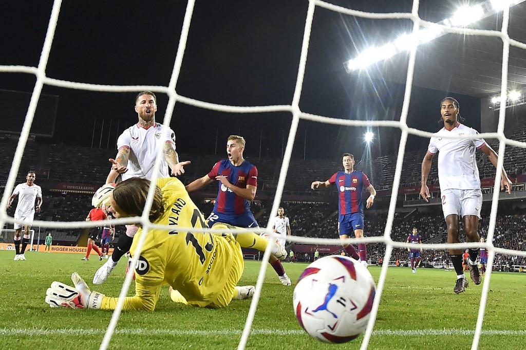 ‘Unlucky’ Sergio Ramos Own Goal Helps Barcelona beat Sevilla