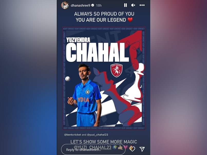 “Let’s Show More…”: Dhanashree Verma’s Post On Yuzvendra Chahal Joining Kent Is Special