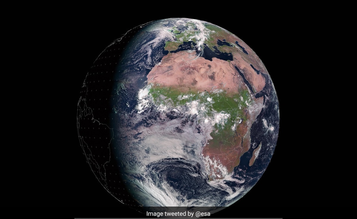 Earth’s Photo Of Day And Night Split In Half Released By European Space Agency