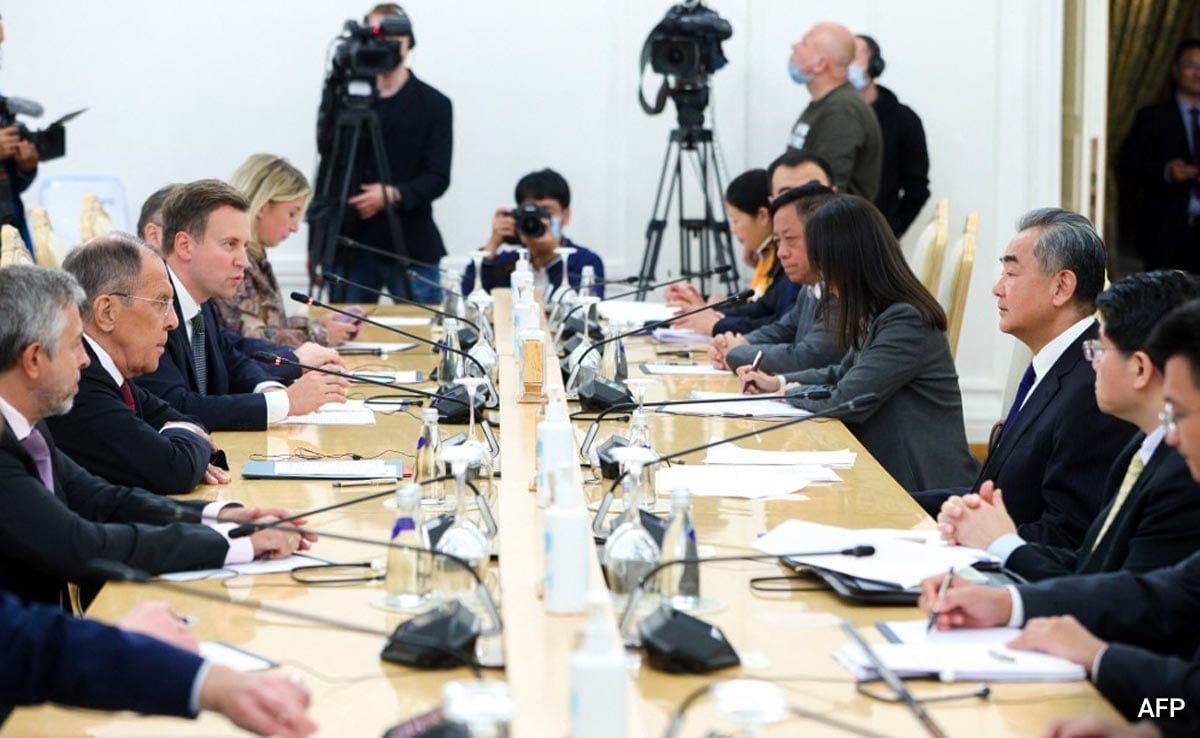 Russia, China’s Top Diplomats Meet In Moscow, Discuss Ukraine War, US