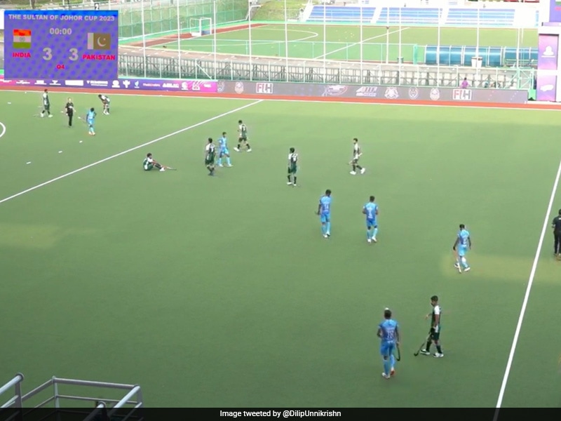 India Draw 3-3 With Pakistan In Sultan Of Johor Cup Hockey