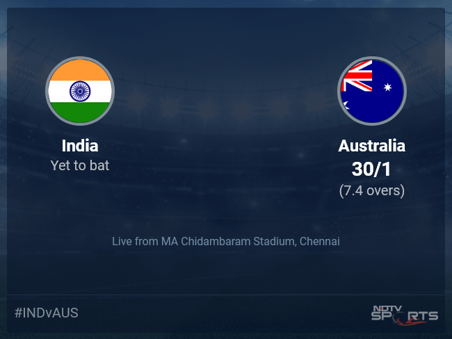 India vs Australia Live Score Ball by Ball, World Cup 2023 Live Cricket Score Of Today's Match on NDTV Sports