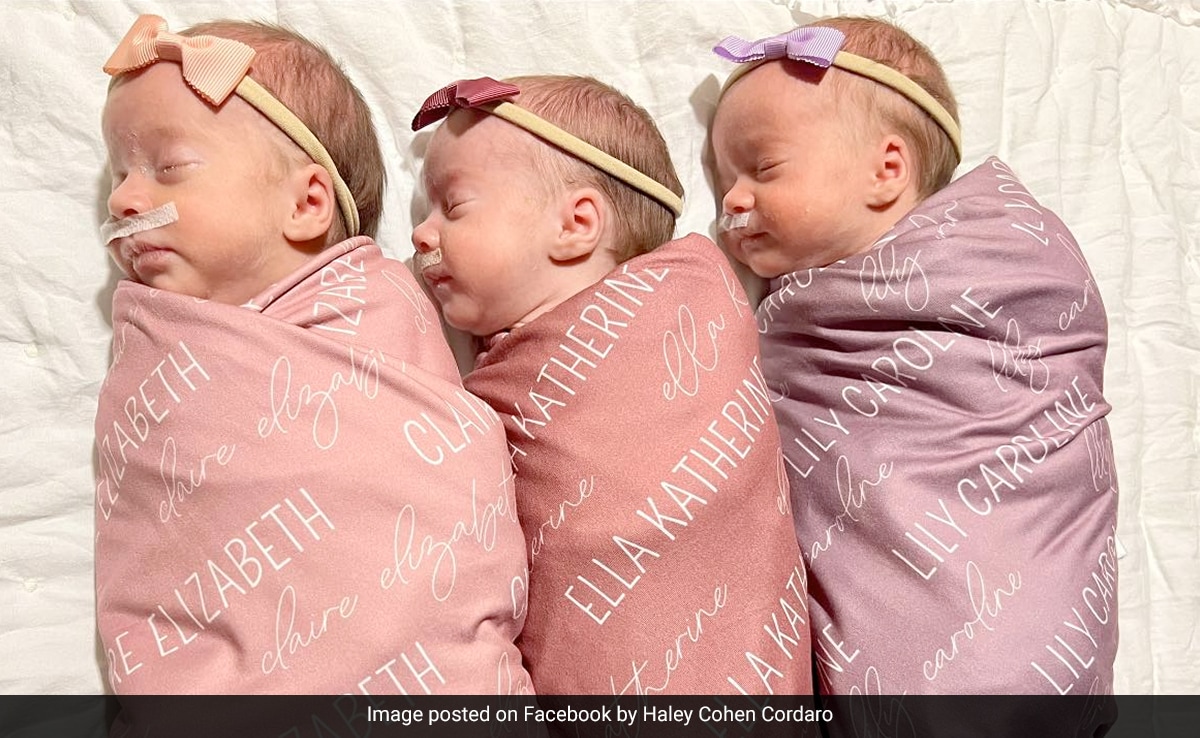 US Couple Welcomes “Spontaneous Triplets” In Rare Occurrence