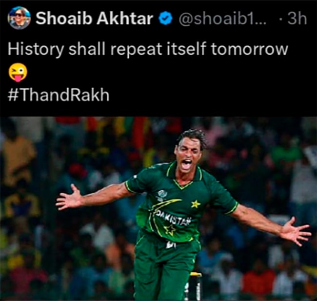 Cricket World Cup 2023: Shoaib Akhtar Gets Trolled Over India vs Pakistan ‘History’ Take, Deletes Social Media Post