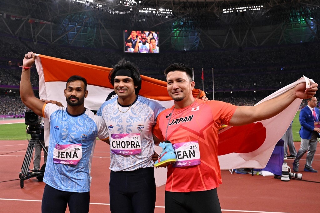 Neeraj Chopra Bags Gold Medal, Kishore Jena Silver In Spectacular Show At Asian Games 2023