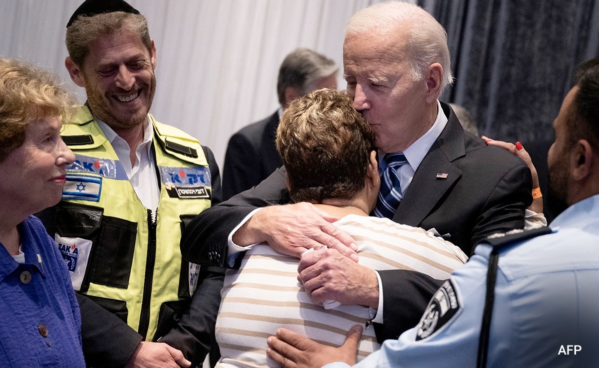 Israel Woman Rachel Edri Tricked Hamas Fighters Cookies Coffee Joe Biden Meets Hugs Her