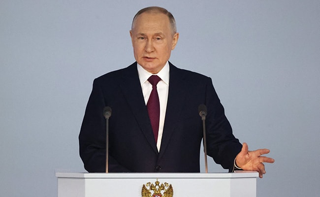 Russia President Vladimir Putin Says US Behind “Deadly Chaos” In Middle East