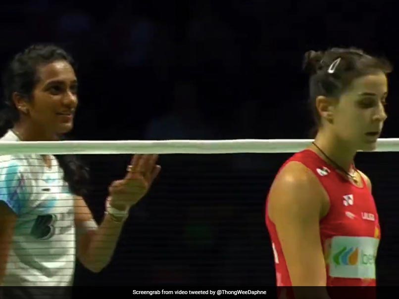 PV Sindhu In Verbal Duel With Carolina Marin In Ill-Tempered Denmark Open Match, Both Shown Yellow Cards – Watch