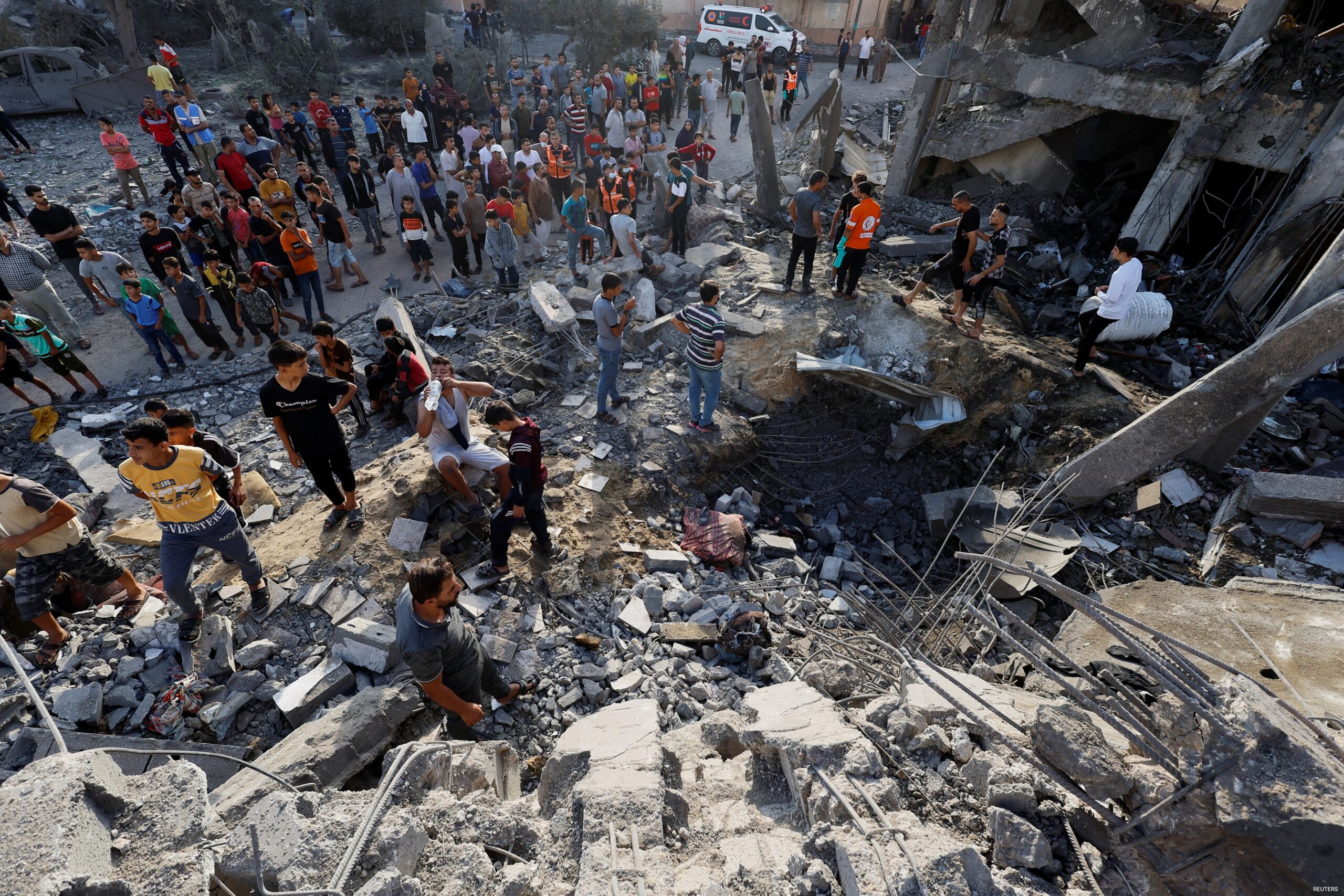 Hundreds Killed In Gaza Hospital, Biden To Arrive In Israel Today