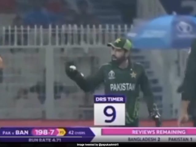 That’s A First! Pakistan’s Mohammad Rizwan Asks Bangladesh Batter If He’s Out Before DRS Call. Watch