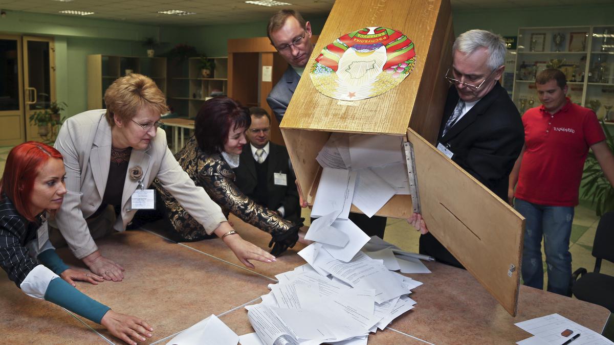 Belarusians vote in tightly controlled election amid opposition calls for its boycott