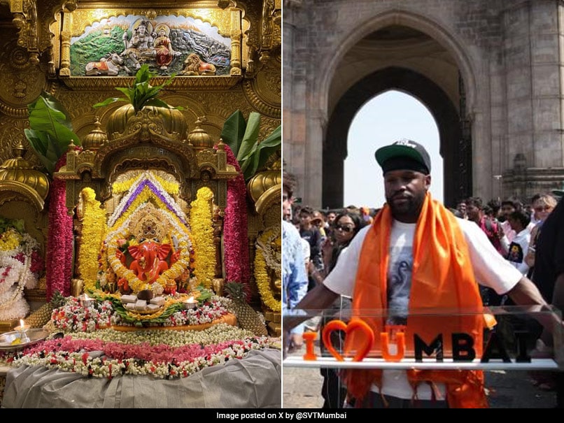 Boxing Great Floyd Mayweather Offers Prayers At Mumbai’s Shri Siddhivinayak Temple – Watch