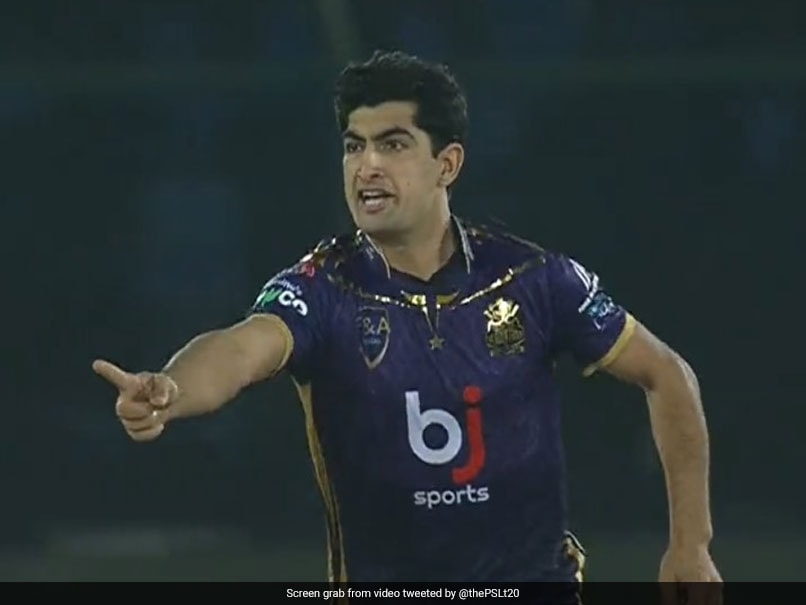 Shocking Behaviour By Pakistan’s Naseem Shah During PSL Match, Kicks Stumps And Gets Fined