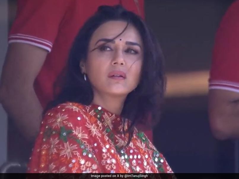 Preity Zinta In Stands For PBKS vs DC Game, Fans Reminded Of Veer-Zaara. Watch
