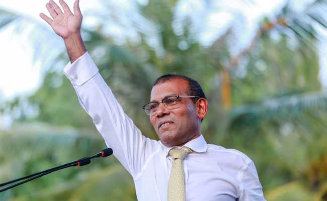 Ex President Nasheed Amid Row With India