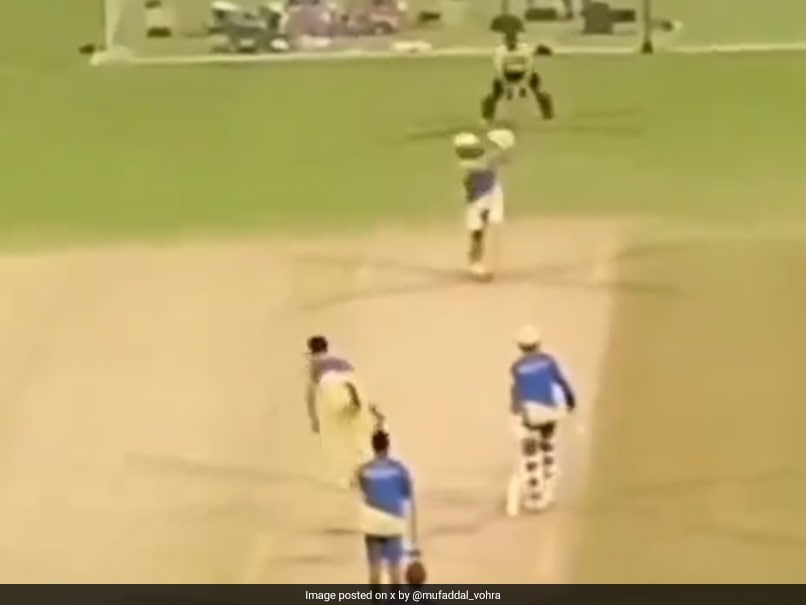 MS Dhoni Gets Going In Practice Match For CSK, Unleashes Helicopter Shot. Watch