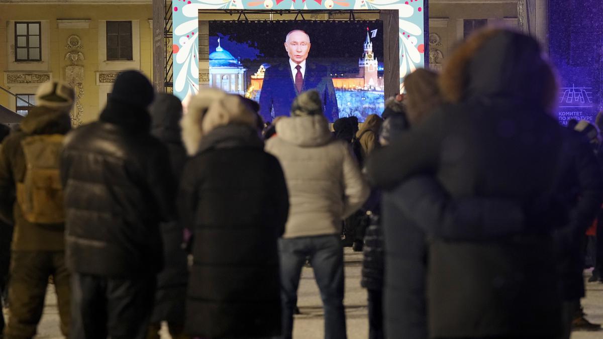 Ahead of election, President Vladimir Putin’s programmes occupy most of TV shows in Russia