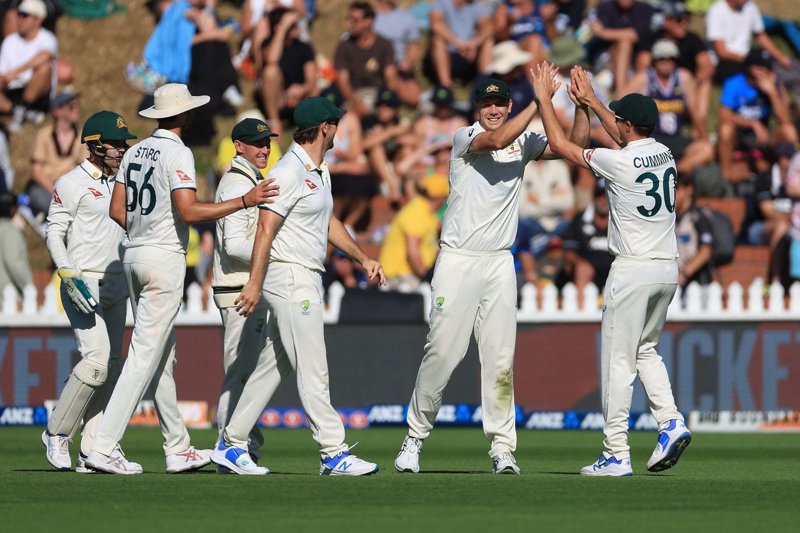 Australia Take Charge Of First Test After New Zealand Collapse