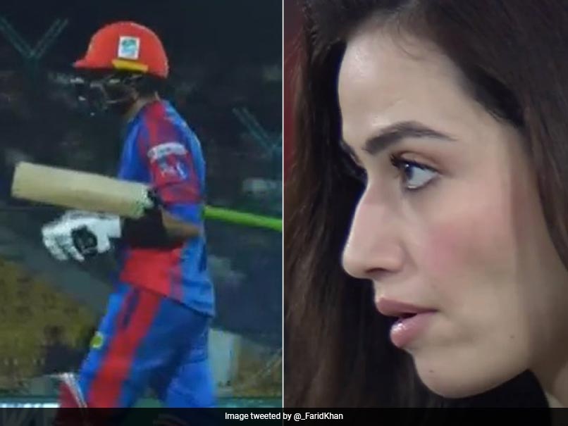 Naveen-ul-Haq Uproots Shoaib Malik’s Stumps, Stunned Sana Javed’s Reaction Viral. Watch