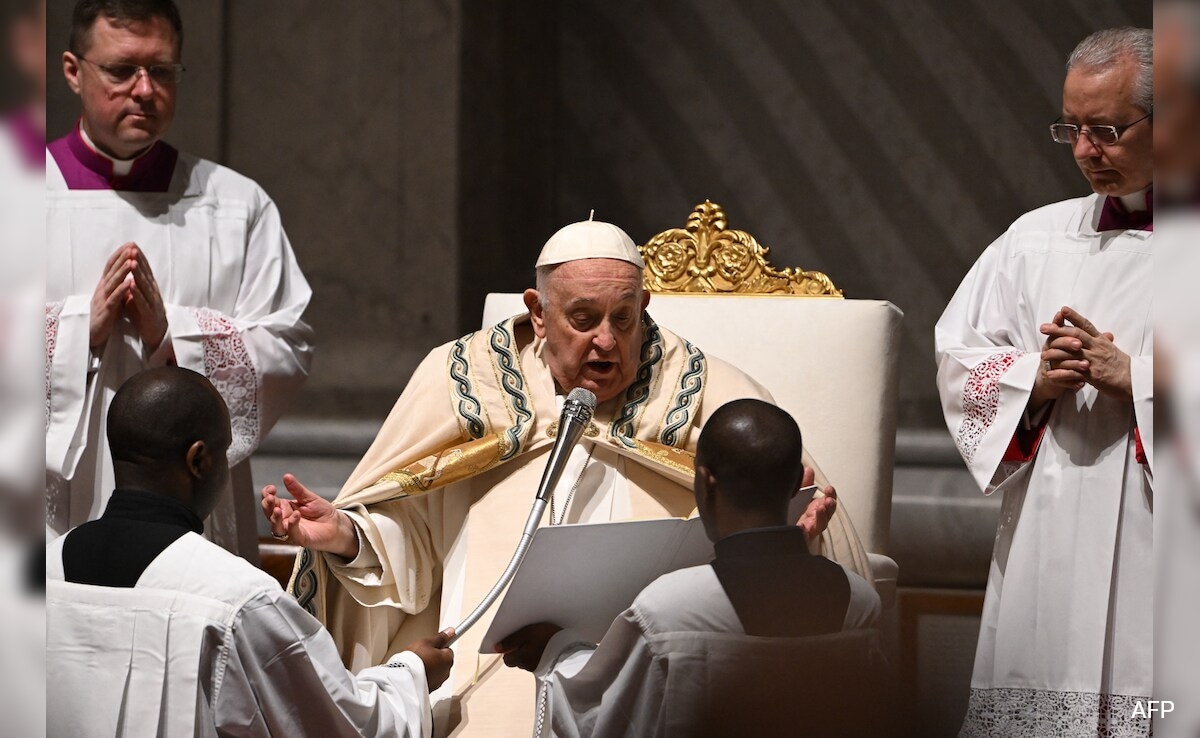 Pope Francis Leads Easter Vigil After Skipping Good Friday Event At Last-Minute