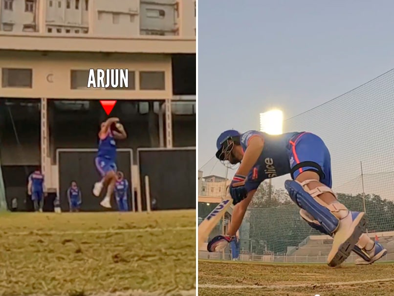 Arjun Tendulkar Drops MI Batter On Ground With Yorker, Fans Wonder If It’s Ishan Kishan. Watch