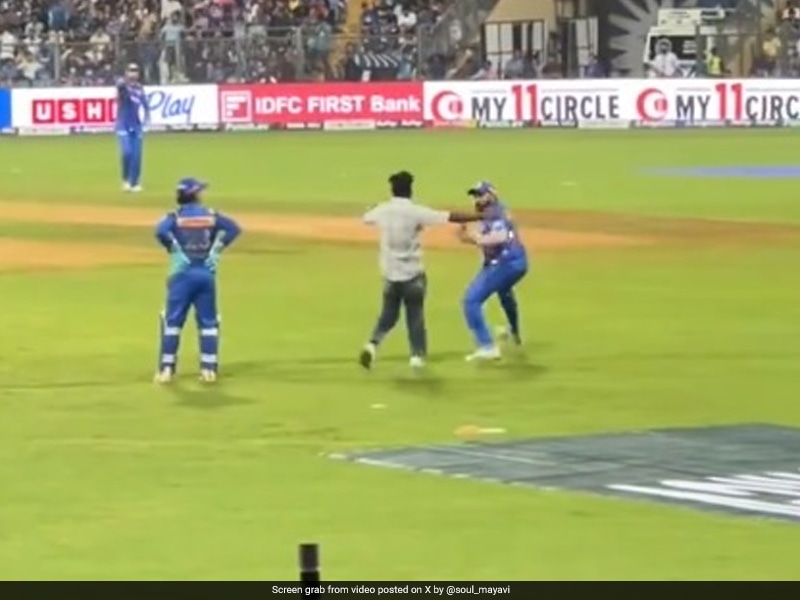 Rohit Sharma Scared As Massive Security Breach At Wankhede Stadium Startles All. Watch