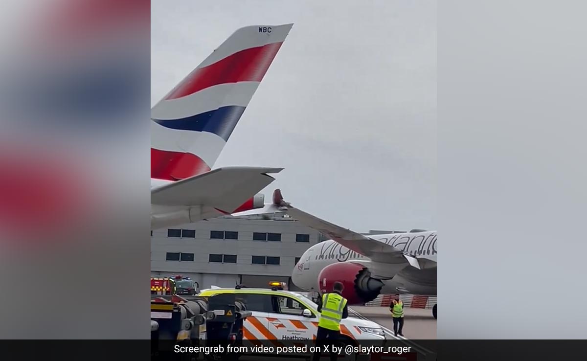 2 Planes Graze Each Other At UK’s Heathrow Airport