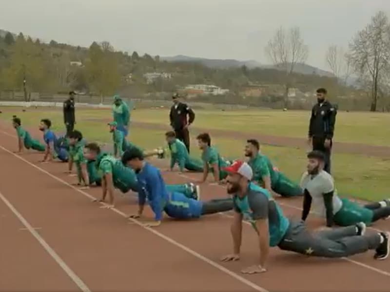 Pakistan Cricket Team Takes Part In Military Drills At Army Camp – Watch