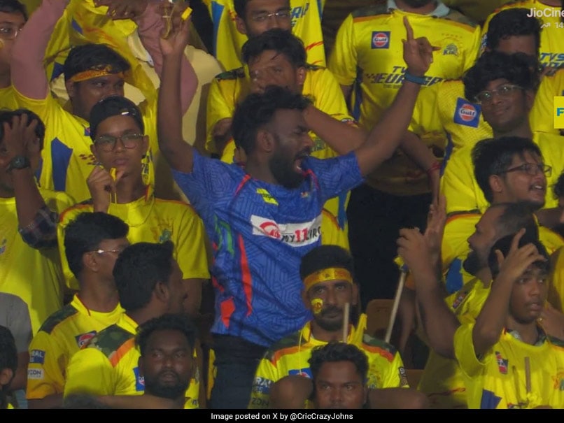 IPL 2024: LSG Fan Dares To Celebrate In Sea Of Yellow, E-Commerce Giant Flipkart Reacts