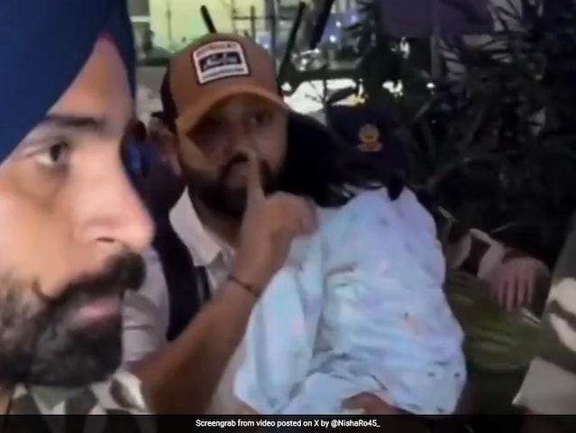 Rohit Sharma Miffed As Crowd Screams While Daughter Sleeps. Watch