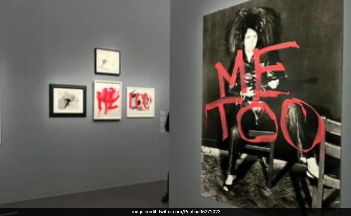 2 Women Make “MeToo” Graffiti On Nude Painting By Gustave Courbet At Paris Museum, Case Filed