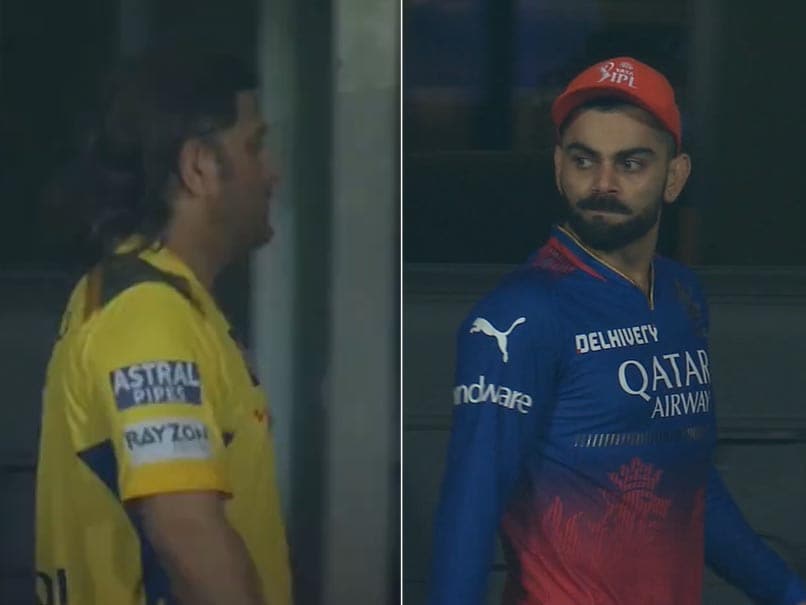 Heartbroken MS Dhoni Skips Handshakes With RCB Players, Virat Kohli Then Does This. Watch
