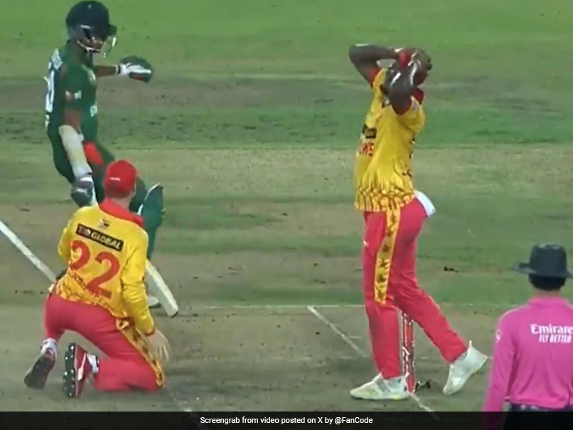 Most Comical Missed Run-Out Ever, Featuring Zimbabwe And Bangladesh Stars. Watch