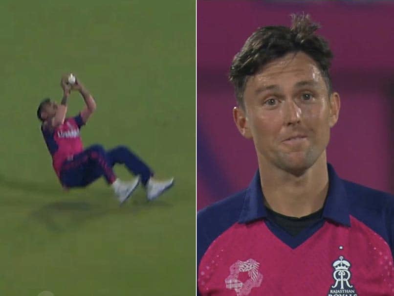 Trent Boult’s Priceless Reaction As Yuzvendra Chahal Takes A Stunning Catch vs PBKS. Watch