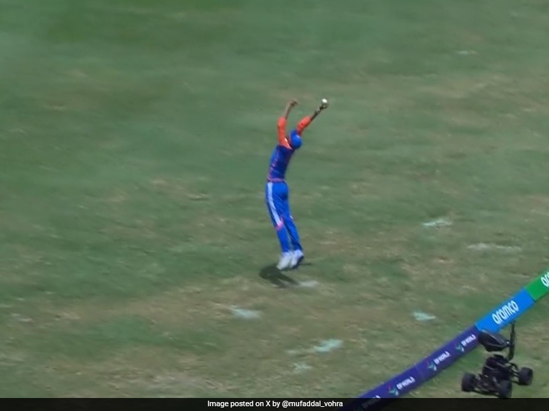 Axar Patel Takes Sensational ‘Catch Of T20 World Cup’ To Leave Everyone Stunned – Watch