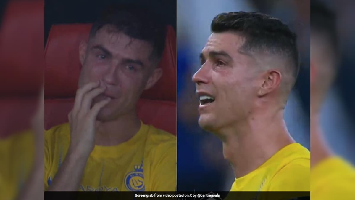 Tearful Cristiano Ronaldo Hard To Console As Al-Nassr Lose King’s Cup Final To Al Hilal. Video