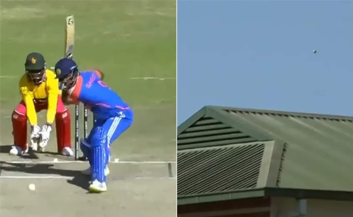 Sanju Samson Smashes 110m Six In 5th T20I vs Zimbabwe, Ball Goes Out Of Ground. Watch