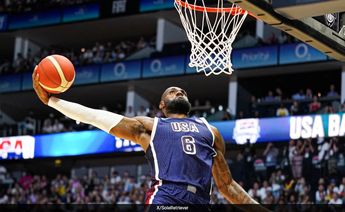 LeBron James Rescues USA From South Sudan Shock In Paris Olympics Warm-Up