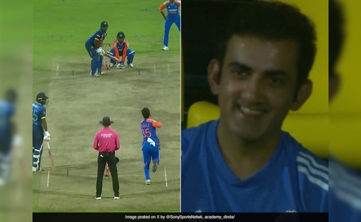 Gautam Gambhir’s Reaction Bowls Over Internet As Rinku Singh Delivers Game-Changing Over. Watch