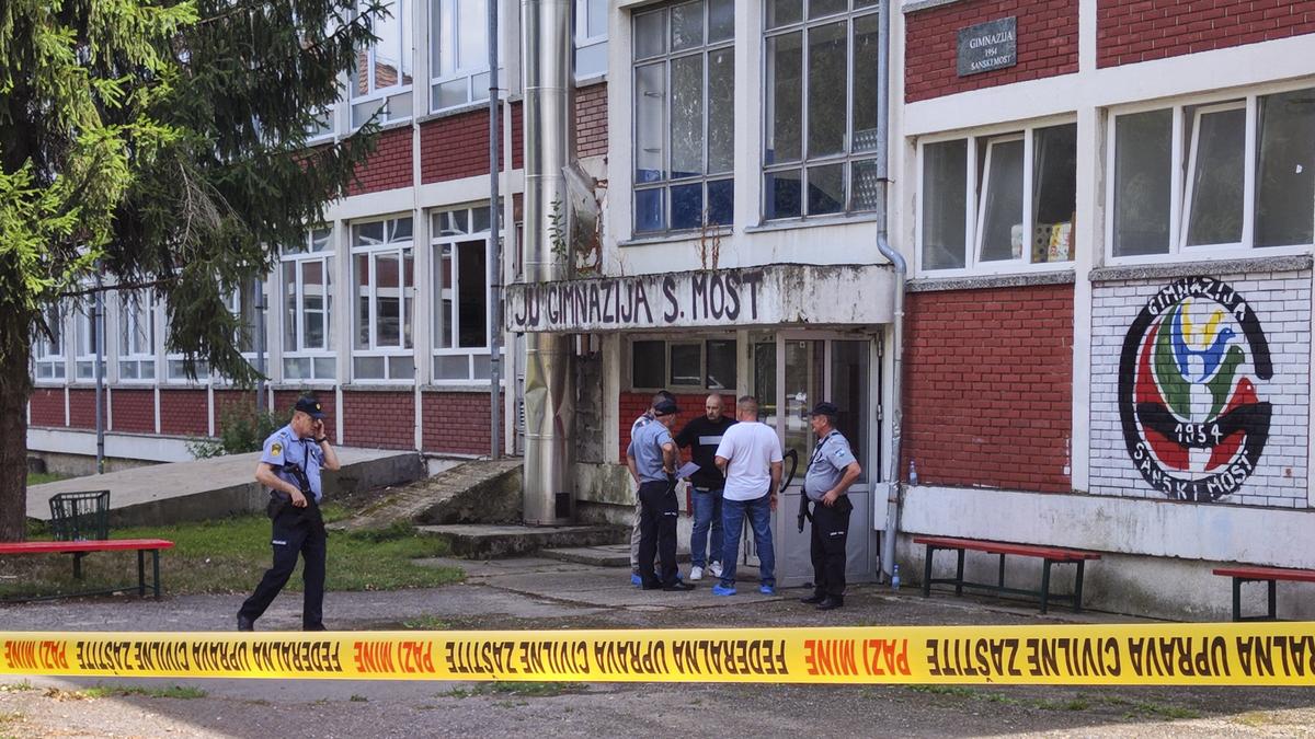 School employee kills at least 3 people in a Bosnian town, police say