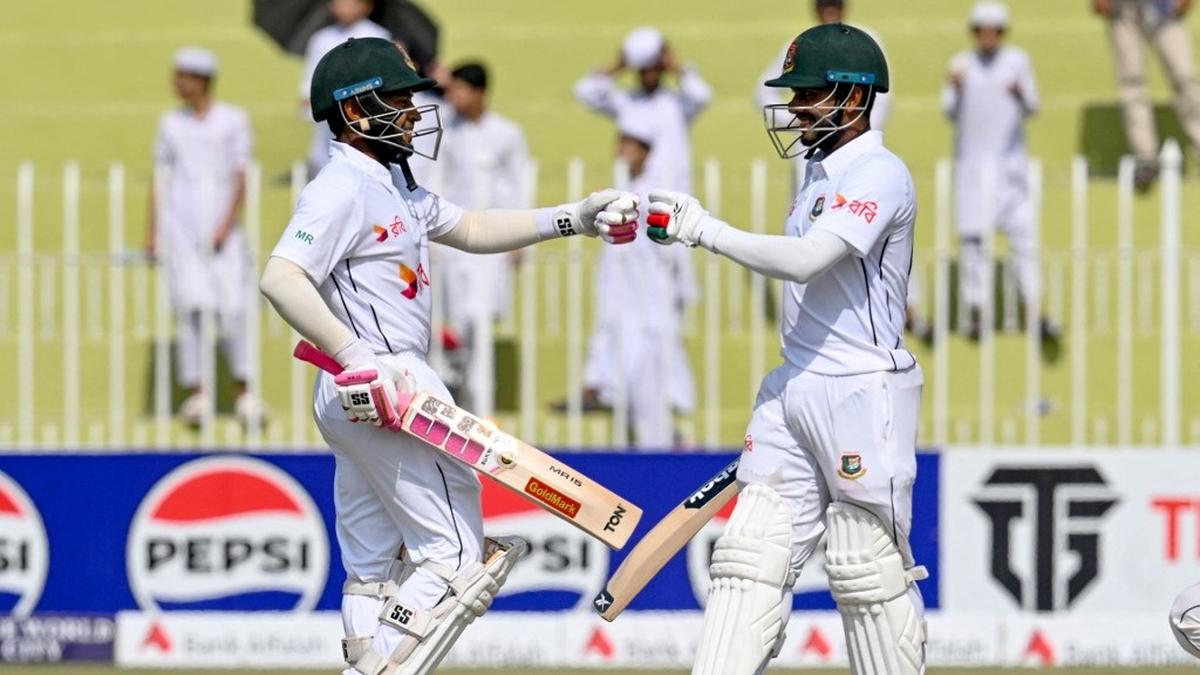 PAK vs BAN first Test: Mushfiqur and Mehidy nullify Pakistan’s pace as Bangladesh takes lead