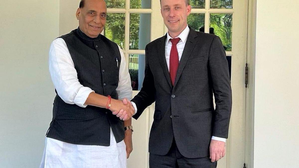 Defence Minister Rajnath Singh discusses ‘key’ strategic matters with U.S. NSA Jake Sullivan