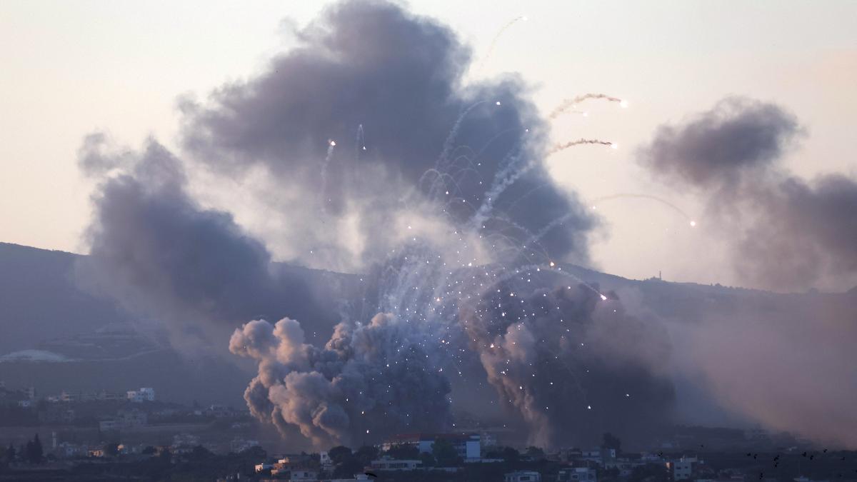 Israel army tells Lebanese to ‘move away’ from Hezbollah sites; dozens of Israeli air strikes on south, east Lebanon