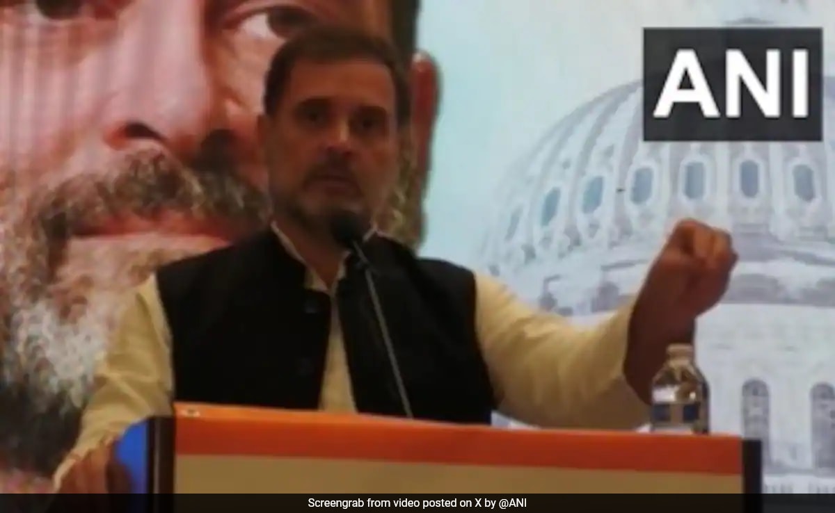 Rahul Gandhi In US Says Lok Sabha Elections Not Fought On Level Playing Field