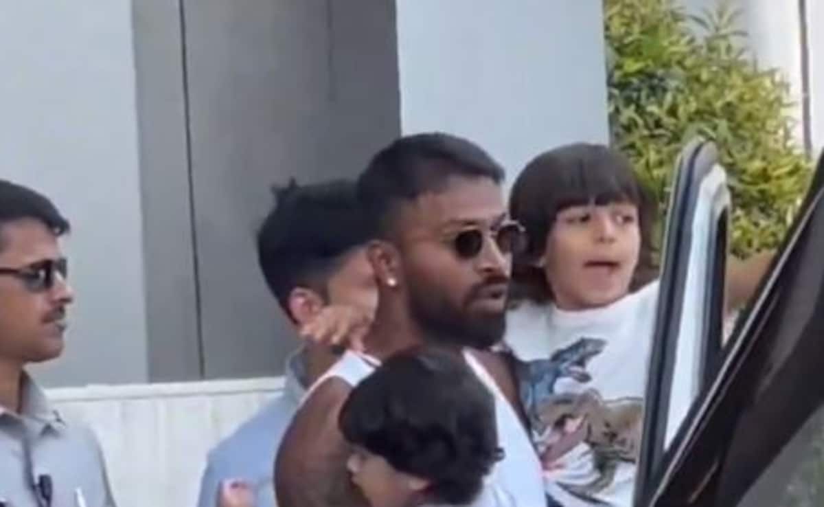 Hardik Pandya Reunited With Son Agastya. India Star’s Reaction Says It All – Watch
